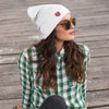 Liberté Chérie™ | <b>Bonnet Féministe à Revers 100% Acrylique Brodé Mon Coeur</b>
