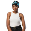 Liberté Chérie™ | <b>Carré Féministe Girl Power Bleu et Fushia</b>