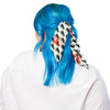 Liberté Chérie™ | <b>Carré Féministe Girl Power Blanc et Orange</b>
