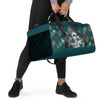 Liberté Chérie™ | <b>Sac De Voyage Féministe Frida Monogramme Pétrole</b>