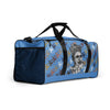 Liberté Chérie™ | <b>Sac De Voyage Féministe Frida Monogramme Bleu Jeans</b>