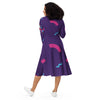 Liberté Chérie™ | <b>Robe Féministe Midi Simone 90' Purple</b>