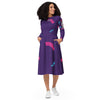 Liberté Chérie™ | <b>Robe Féministe Midi Simone 90' Purple</b>