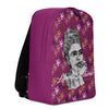 Liberté Chérie™ | <b>Sac À Dos Féministe Frida Monogramme Prune</b>
