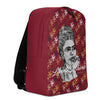 Liberté Chérie™ | <b>Sac À Dos Féministe Frida Monogramme Lie De Vin</b>
