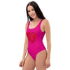Liberté Chérie™ | <b>Maillot De Bain Féministe Une Pièce Mon Coeur Fushia</b>