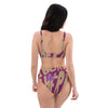 Liberté Chérie™ | <b>Maillot De Bain Éco-Responsable Taille Haute Prune Mon Coeur</b>