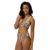 Liberté Chérie™ | <b>Maillot De Bain Éco-Responsable Taille Haute Nude Mon Coeur</b>