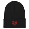 Liberté Chérie™ | <b>Bonnet Féministe à Revers 100% Acrylique Brodé Mon Coeur</b>