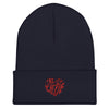 Liberté Chérie™ | <b>Bonnet Féministe à Revers 100% Acrylique Brodé Mon Coeur</b>
