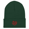 Liberté Chérie™ | <b>Bonnet Féministe à Revers 100% Acrylique Brodé Mon Coeur</b>