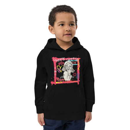 Liberté Chérie™ | <b>Sweat A Capuche Féministe Enfant Fuck Tag</b>