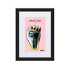 Liberté Chérie™ | <b>Affiche Pop Art Féministe Encadrée Power Rose</b>