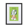 Liberté Chérie™ | <b>Affiche Pop Art Féministe Tous Egaux Vert</b>