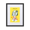 Liberté Chérie™ | <b>Affiche Pop Art Féministe Tous Egaux Jaune</b>