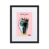 Liberté Chérie™ | <b>Affiche Pop Art Féministe Encadrée Power Rose</b>
