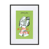 Liberté Chérie™ | <b>Affiche Pop Art Féministe Tous Egaux Vert</b>