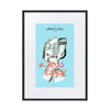 Liberté Chérie™ | <b>Affiche Pop Art Féministe Tous Egaux Bleu</b>