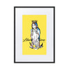 Liberté Chérie™ | <b>Affiche Pop Art Féministe Jaune</b>