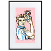 Liberté Chérie™ | <b>Affiche Pop Art Féministe We Can Do It Rose</b>