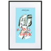 Liberté Chérie™ | <b>Affiche Pop Art Féministe Tous Egaux Bleu</b>