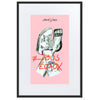 Liberté Chérie™ | <b>Affiche Pop Art Féministe Tous Egaux Rose</b>