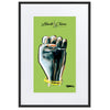 Liberté Chérie™ | <b>Affiche Pop Art Féministe Encadrée Girl Power Vert</b>