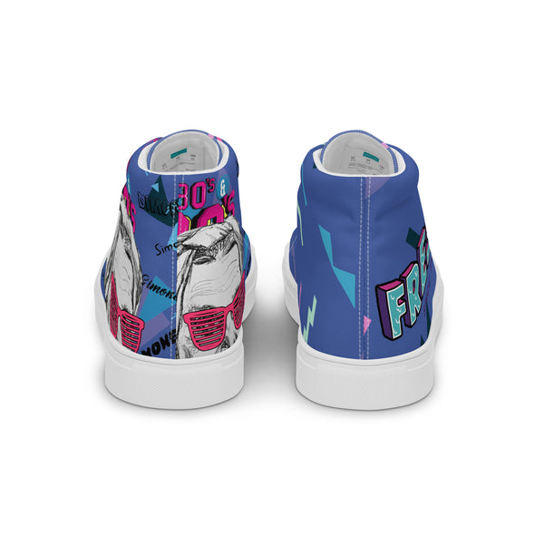 Liberté Chérie™ | <b>Baskets Féministes Hautes En Toile Homme Simone 90' </b>