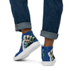 Liberté Chérie™ | <b>Baskets Féministes Hautes En Toile Homme Girl Power Marine</b>