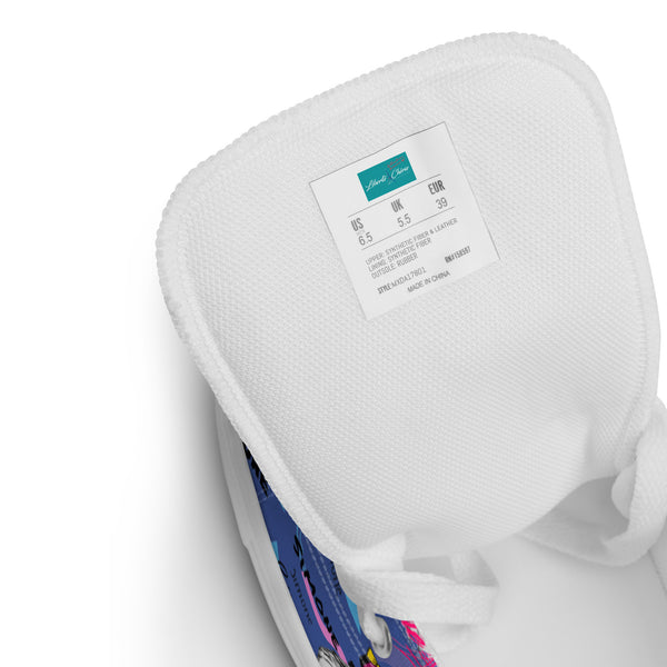 Liberté Chérie™ | <b>Baskets Féministes Hautes En Toile Homme Simone 90' </b>
