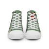Liberté Chérie™ | <b>Baskets Féministes Hautes En Toile Homme Votez Simone Vert Olive</b>