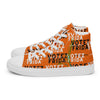 Liberté Chérie™ | <b>Baskets Féministes Hautes En Toile Homme Votez Frida Orange</b>