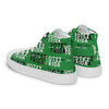 Liberté Chérie™ | <b>Baskets Féministes Hautes En Toile Homme Votez Frida Vert</b>