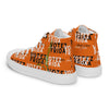 Liberté Chérie™ | <b>Baskets Féministes Hautes En Toile Homme Votez Frida Orange</b>