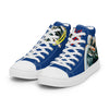 Liberté Chérie™ | <b>Baskets Féministes Hautes En Toile Homme Girl Power Marine</b>