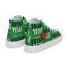 Liberté Chérie™ | <b>Baskets Féministes Hautes En Toile Homme Votez Frida Vert</b>