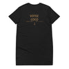 Liberté Chérie™ | <b>Robe T-Shirt Féministe Brodée Votez Coco</b>