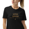 Liberté Chérie™ | <b>Robe T-Shirt Féministe Brodée Votez Simone</b>