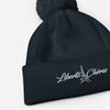 Liberté Chérie™ | <b>Bonnet Féministe À Pompon Acrylique Tricot Double Liberté Chérie</b>