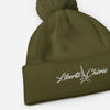 Liberté Chérie™ | <b>Bonnet Féministe À Pompon Acrylique Tricot Double Liberté Chérie</b>