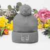 Liberté Chérie™ | <b>Bonnet Féministe À Pompon Acrylique Tricot Double Liberté Chérie</b>
