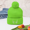 Liberté Chérie™ | <b>Bonnet Féministe À Pompon Acrylique Tricot Double Liberté Chérie</b>