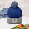 Liberté Chérie™ | <b>Bonnet Féministe À Pompon Acrylique Tricot Double Liberté Chérie</b>