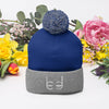 Liberté Chérie™ | <b>Bonnet Féministe À Pompon Acrylique Tricot Double Liberté Chérie</b>