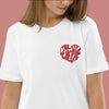 Liberté Chérie™ | <b>T-Shirt Féministe Unisexe Brodé Mon Coeur</b>