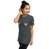 Liberté Chérie™ | <b>T-Shirt Féministe Deux Coeurs Monogram LC</b>