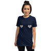Liberté Chérie™ | <b>T-Shirt Féministe Deux Coeurs Monogram LC</b>