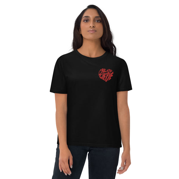 Liberté Chérie™ | <b>T-Shirt Féministe Unisexe Brodé Mon Coeur</b>
