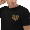 Liberté Chérie™ | <b>T-Shirt Féministe Manches Courtes Brodé Mon Coeur</b>