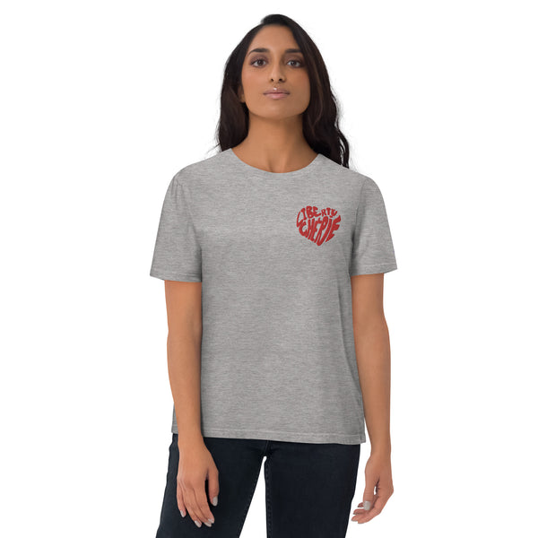 Liberté Chérie™ | <b>T-Shirt Féministe Unisexe Brodé Mon Coeur</b>